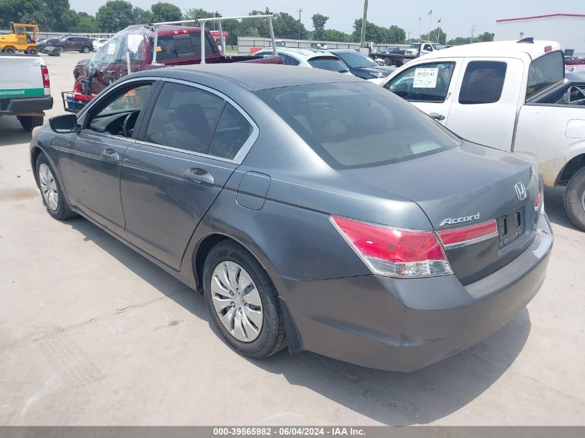 2011 Honda Accord 2.4 Lx VIN: 1HGCP2E33BA107470 Lot: 39565982