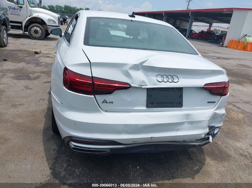 2021 Audi A4 Premium Plus 40 Tfsi Quattro S Tronic VIN: WAUBBAF4XMA032812 Lot: 39566013