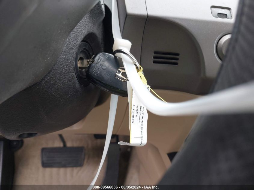 2007 Honda Civic Ex VIN: 2HGFG12837H567065 Lot: 39566036