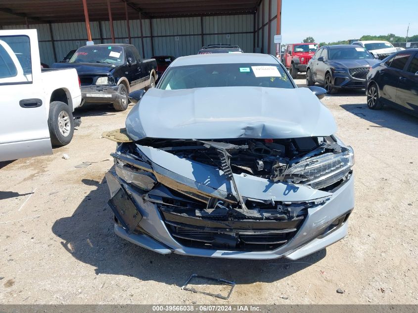 2021 Honda Accord Sport VIN: 1HGCV1F32MA081624 Lot: 39566038