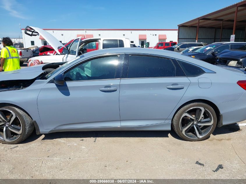 2021 Honda Accord Sport VIN: 1HGCV1F32MA081624 Lot: 39566038