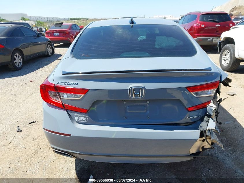 2021 Honda Accord Sport VIN: 1HGCV1F32MA081624 Lot: 39566038