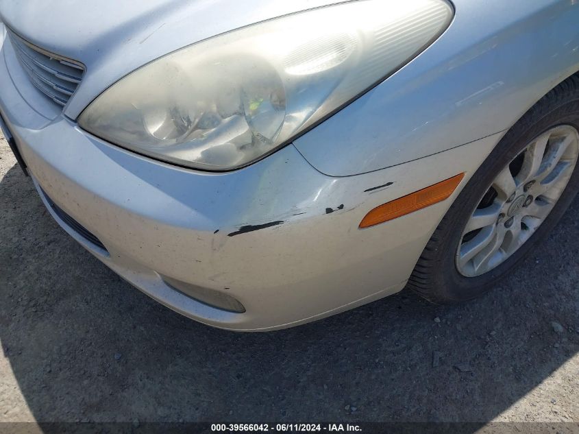 2003 Lexus Es 300 VIN: JTHBF30G730121682 Lot: 39566042