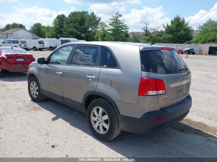 2012 Kia Sorento Lx VIN: 5XYKT3A16CG261012 Lot: 39566054