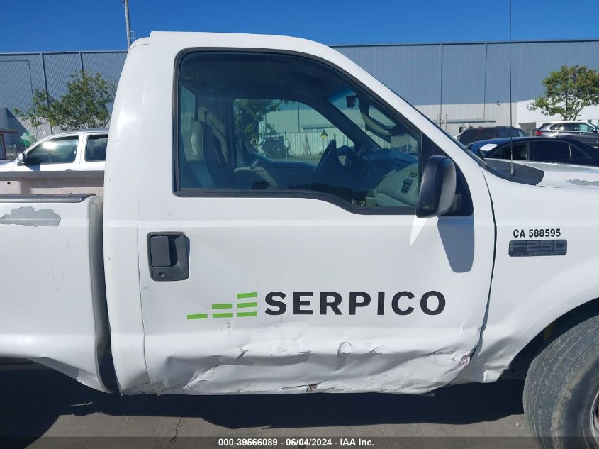 2001 Ford F-250 VIN: 1FTNF20L21EC07441 Lot: 39566089