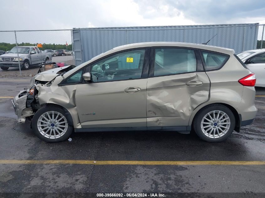 2016 Ford C-Max Hybrid Se VIN: 1FADP5AU1GL104605 Lot: 39566092