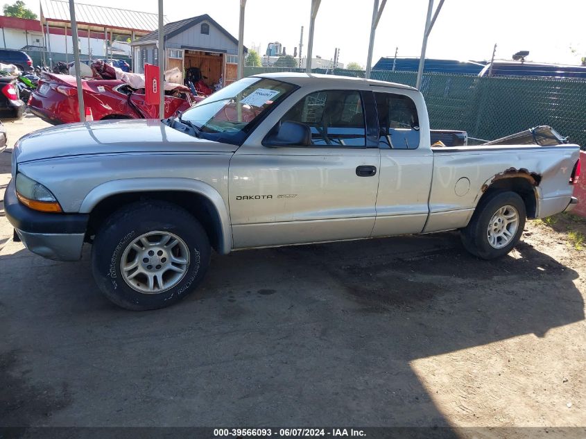 2002 Dodge Dakota Sport VIN: 1B7GL32X62S557455 Lot: 39566093