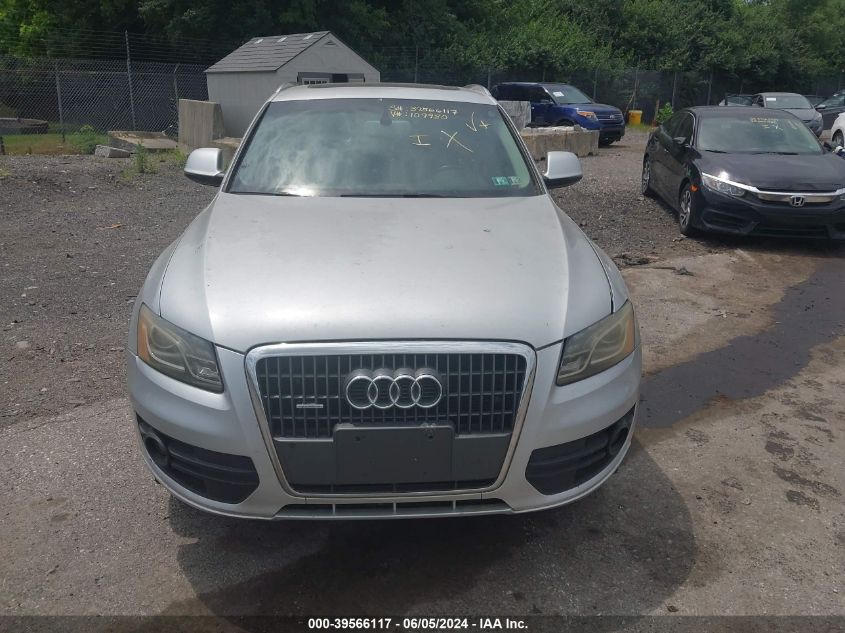 2012 Audi Q5 2.0T Premium VIN: WA1LFAFP2CA109980 Lot: 39566117