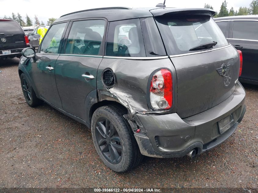 2011 Mini Cooper S Countryman VIN: WMWZC3C56BWL79140 Lot: 39566122