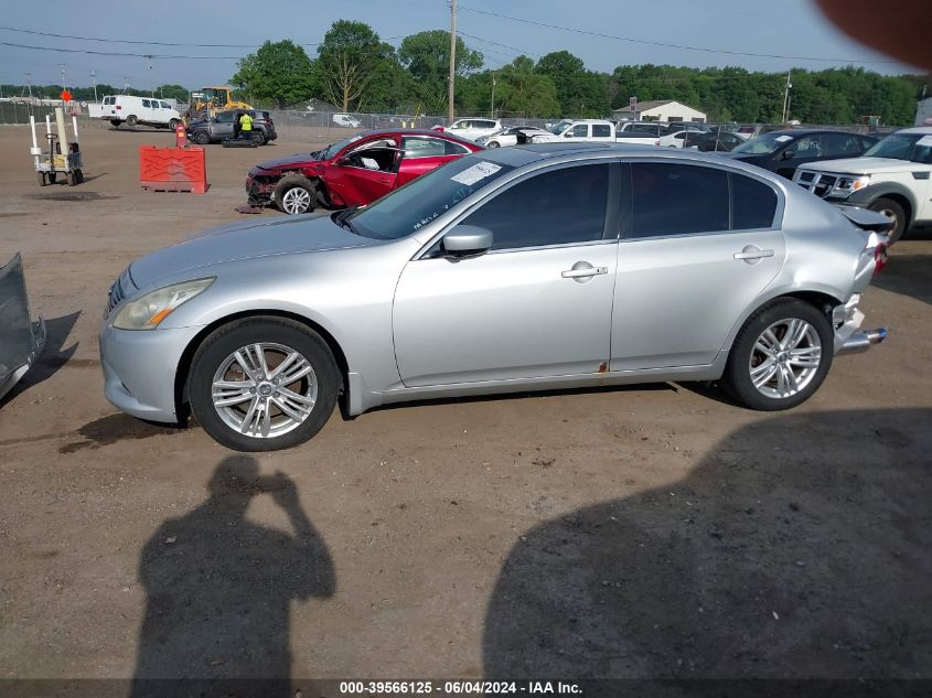 2011 Infiniti G37X VIN: JN1CV6AR0BM350614 Lot: 39566125