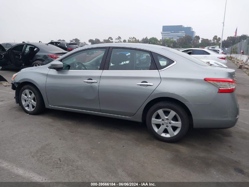 2014 Nissan Sentra S VIN: 3N1AB7AP3EY238041 Lot: 39566184