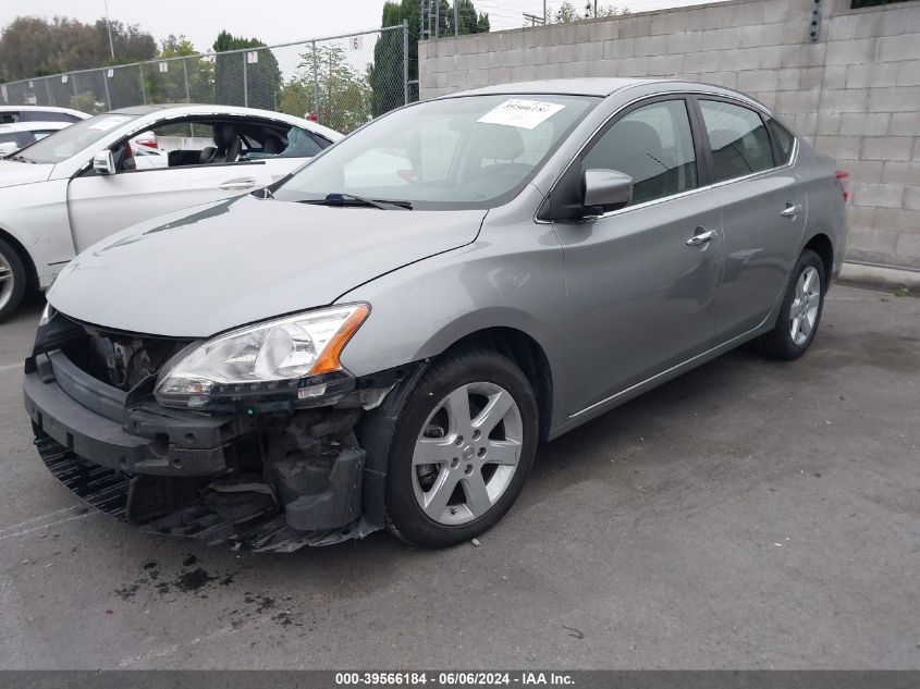 2014 Nissan Sentra S VIN: 3N1AB7AP3EY238041 Lot: 39566184