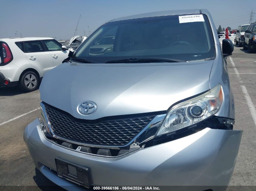 2014 Toyota Sienna L V6 7 Passenger VIN: 5TDZK3DC7ES419717 Lot: 39566186