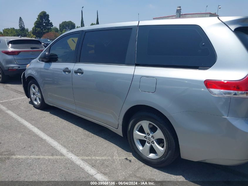 2014 Toyota Sienna L V6 7 Passenger VIN: 5TDZK3DC7ES419717 Lot: 39566186