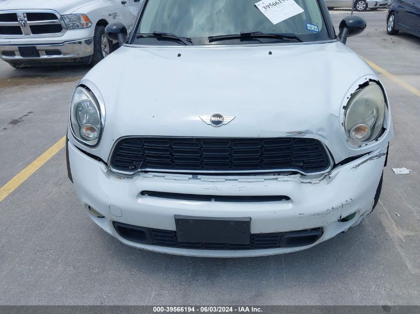 2012 Mini Cooper S Countryman VIN: WMWZC3C52CWP20311 Lot: 39566194