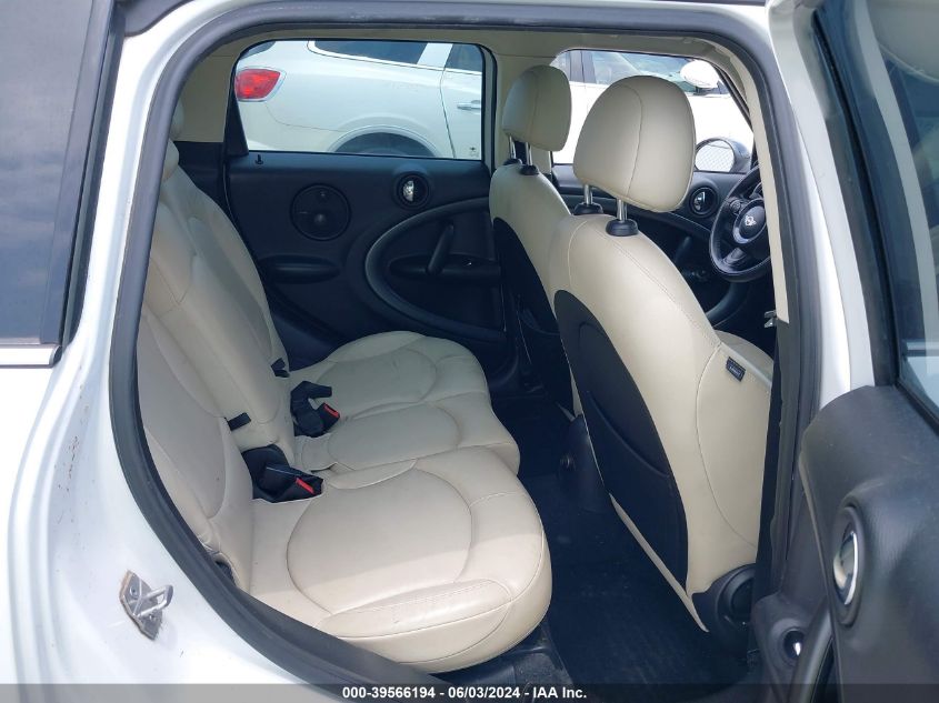 2012 Mini Cooper S Countryman VIN: WMWZC3C52CWP20311 Lot: 39566194