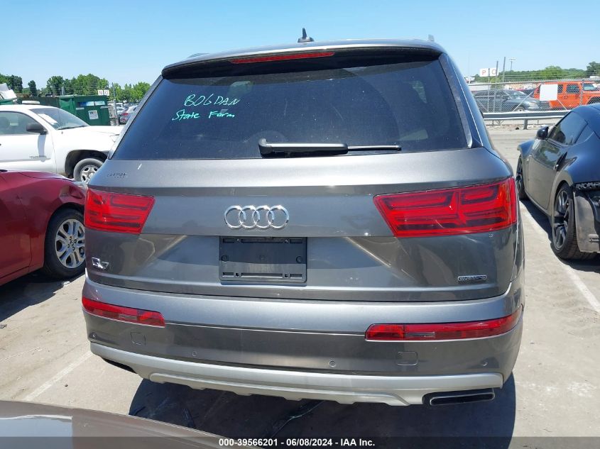 2018 Audi Q7 2.0T Premium VIN: WA1AHAF78JD033260 Lot: 39566201