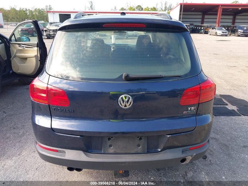 2016 Volkswagen Tiguan R-Line/S/Se/Sel VIN: WVGBV7AX4GW587658 Lot: 39566218
