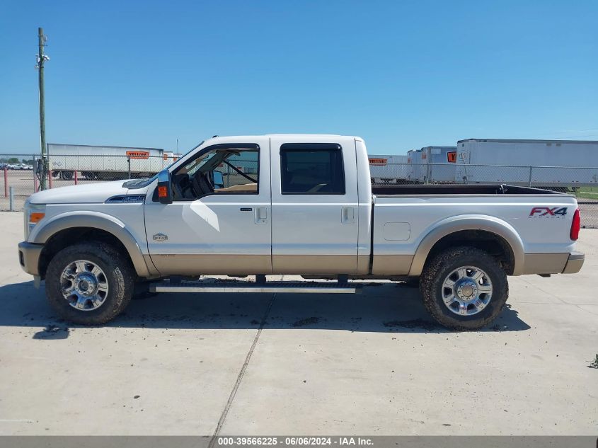 2012 Ford F-250 Lariat VIN: 1FT7W2BT1CEB32837 Lot: 39566225