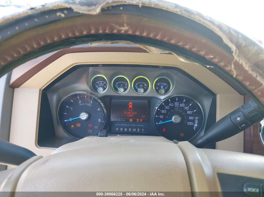 2012 Ford F-250 Lariat VIN: 1FT7W2BT1CEB32837 Lot: 39566225