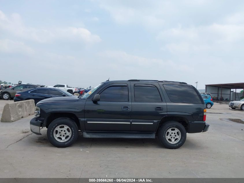 2005 Chevrolet Tahoe Ls VIN: 1GNEC13T35R218176 Lot: 39566260