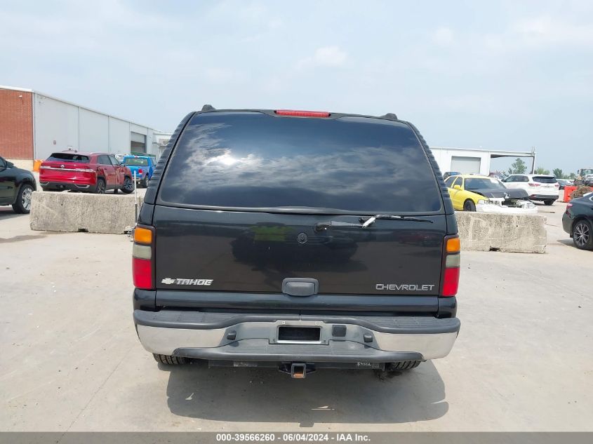 2005 Chevrolet Tahoe Ls VIN: 1GNEC13T35R218176 Lot: 39566260