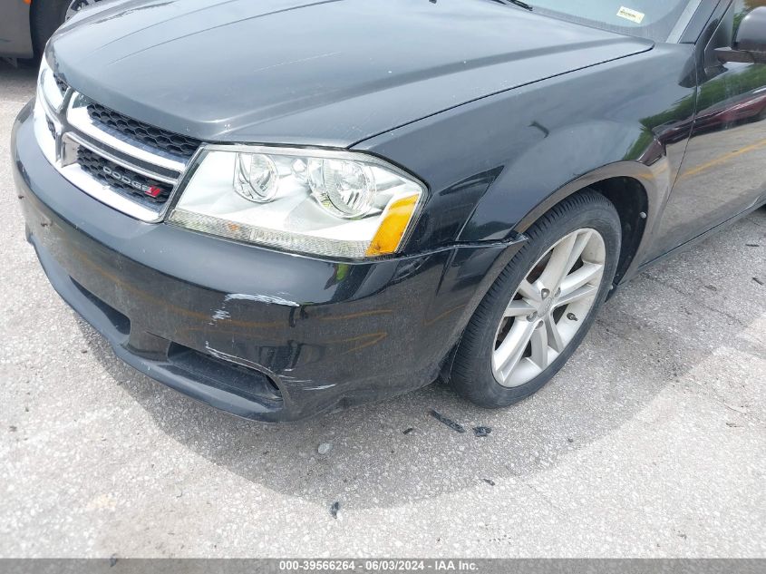 2012 Dodge Avenger Sxt Plus VIN: 1C3CDZEG3CN198354 Lot: 39566264