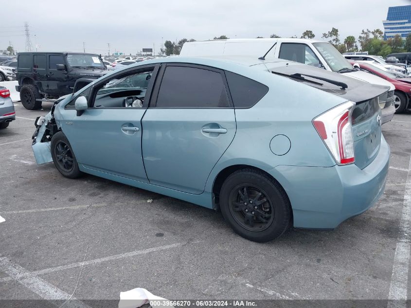 2015 Toyota Prius Two VIN: JTDKN3DU6F1975095 Lot: 39566270
