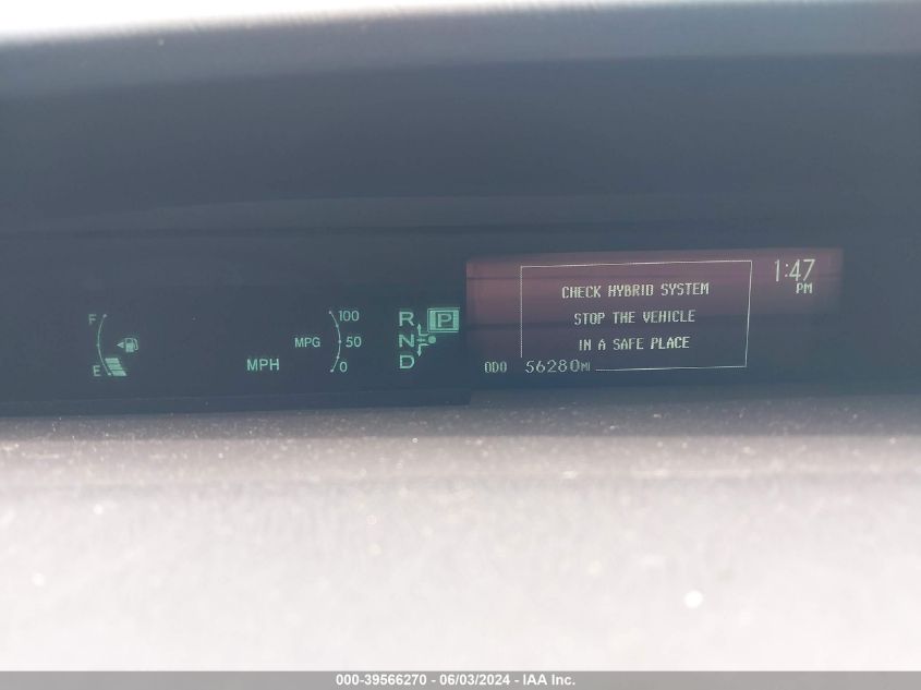 2015 Toyota Prius Two VIN: JTDKN3DU6F1975095 Lot: 39566270