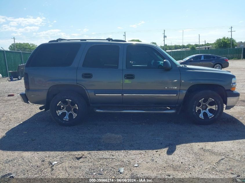 2002 Chevrolet Tahoe Ls VIN: 1GNEK13Z42R165071 Lot: 39566274