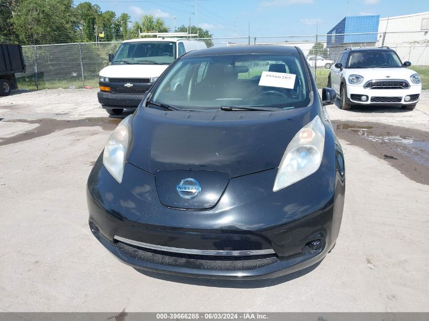 2014 Nissan Leaf S/Sv/Sl VIN: 1N4AZ0CP0EC333457 Lot: 39566285