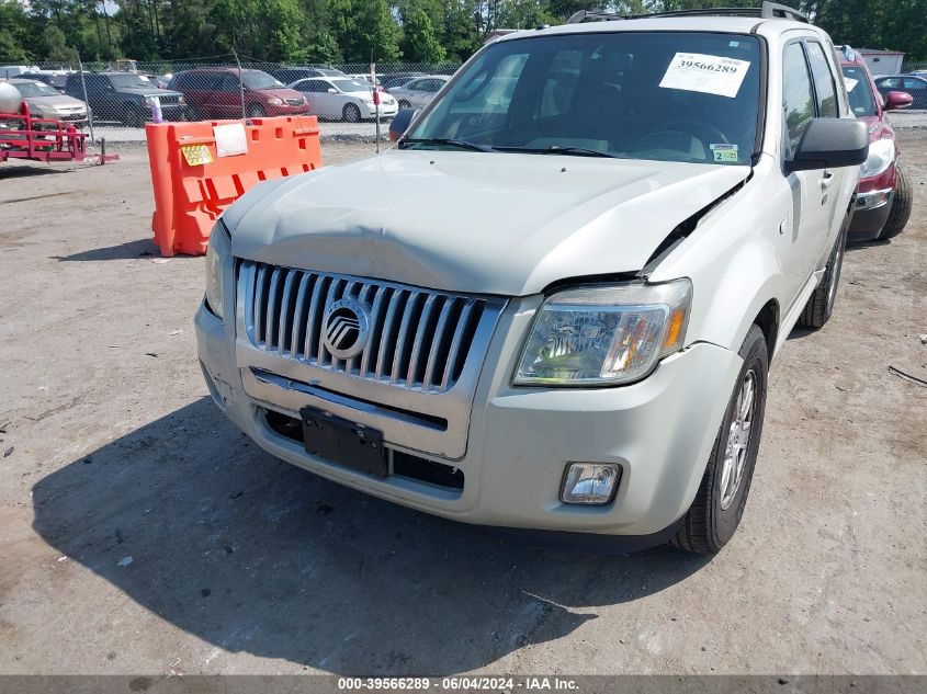 2009 Mercury Mariner V6 VIN: 4M2CU91G69KJ01671 Lot: 39566289