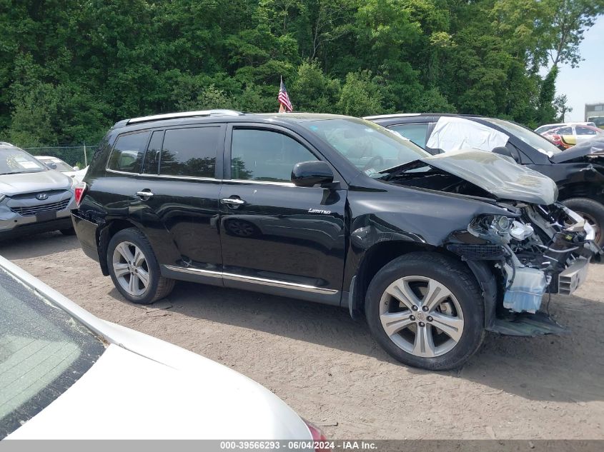 2013 Toyota Highlander Limited V6 VIN: 5TDDK3EH7DS219889 Lot: 39566293