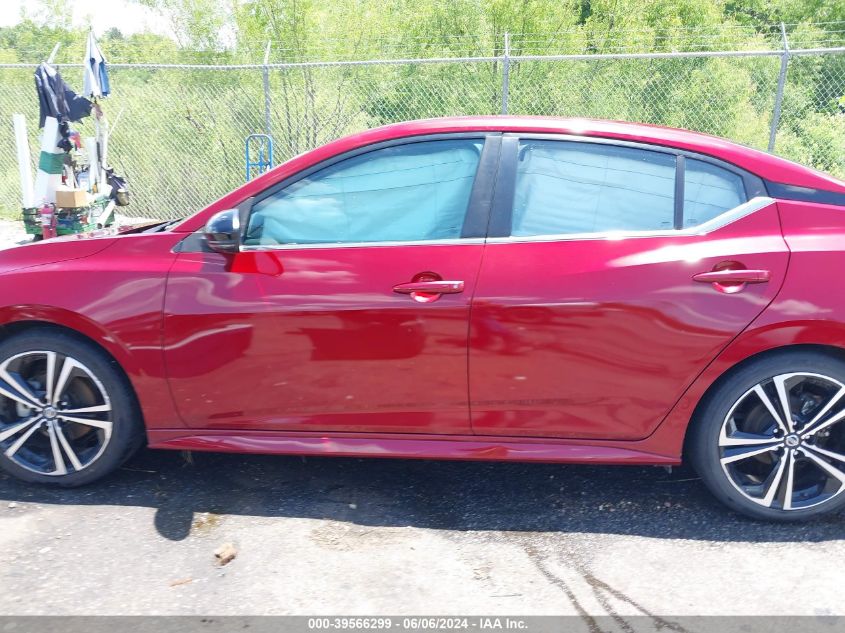 2020 Nissan Sentra Sr Xtronic Cvt VIN: 3N1AB8DV9LY224741 Lot: 39566299