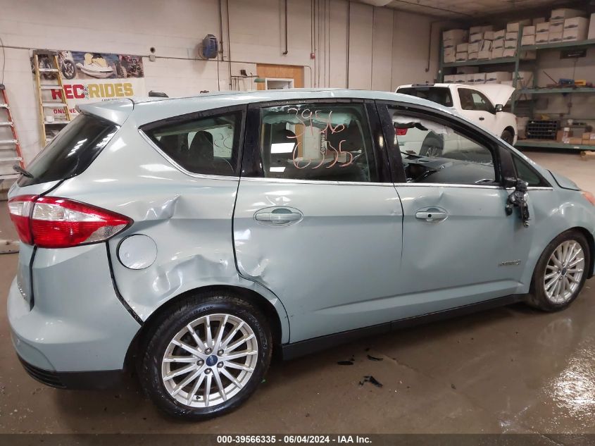 2013 Ford C-Max Hybrid Sel VIN: 1FADP5BU0DL549802 Lot: 39566335