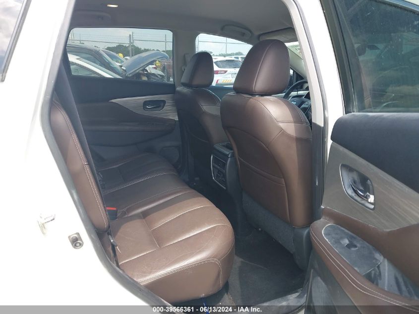 2015 Nissan Murano Sl VIN: 5N1AZ2MG5FN239208 Lot: 39566361