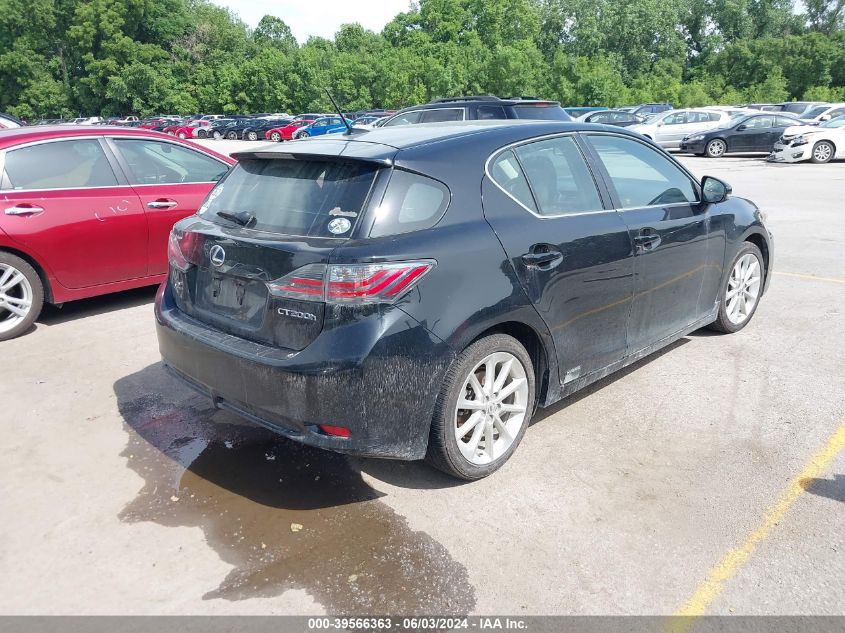 2011 Lexus Ct 200H Premium VIN: JTHKD5BH8B2025991 Lot: 39566363