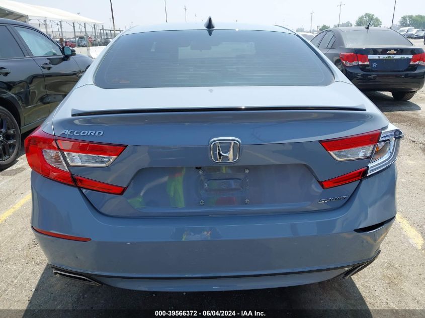 2022 Honda Accord Sport VIN: 1HGCV1F34NA005808 Lot: 39566372