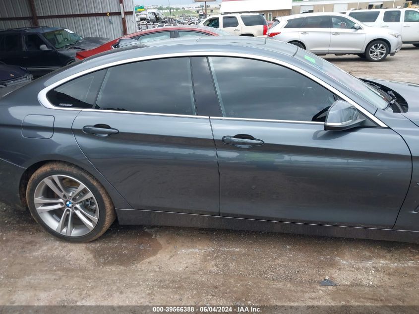 2019 BMW 440I Gran Coupe VIN: WBA4J5C54KBM66442 Lot: 39566388