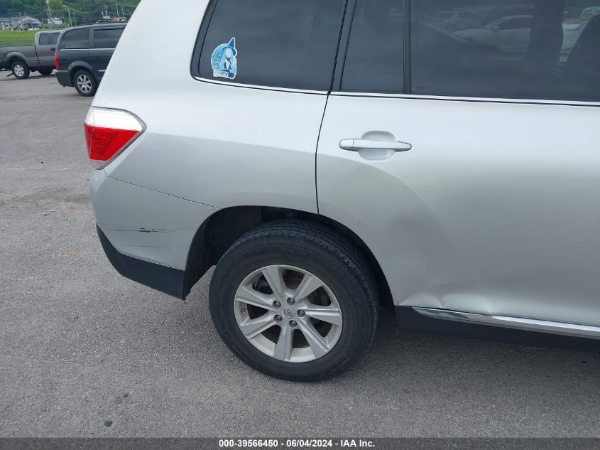 2012 Toyota Highlander Se V6 VIN: 5TDBK3EH6CS113391 Lot: 39566450