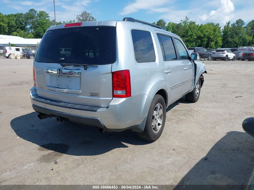 2010 Honda Pilot Touring VIN: 5FNYF4H91AB013595 Lot: 39566453