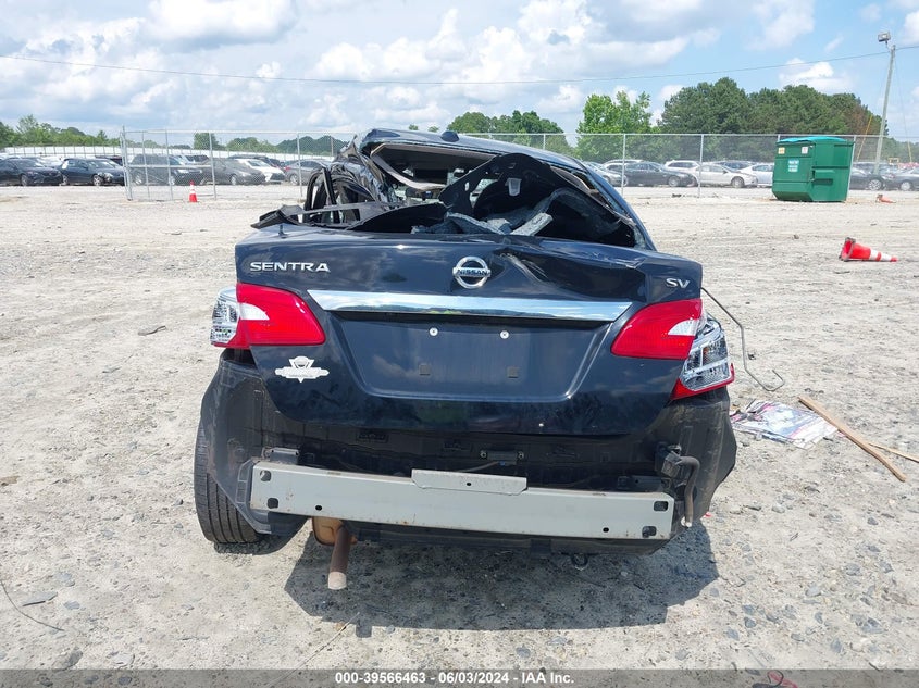 2016 Nissan Sentra Sv VIN: 3N1AB7AP9GY282760 Lot: 39566463