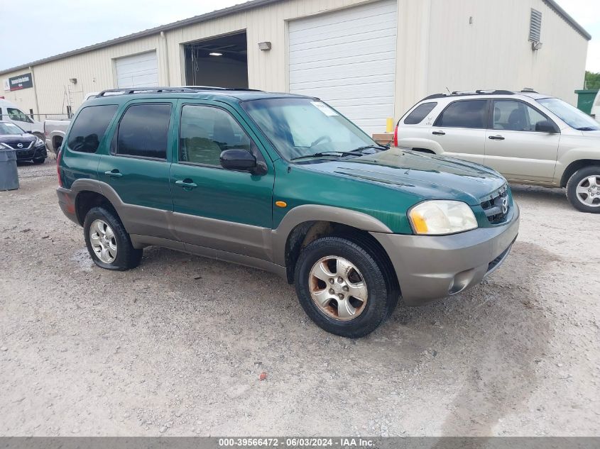 2001 Mazda Tribute Es V6/Lx V6 VIN: 4F2YU09191KM22227 Lot: 39566472