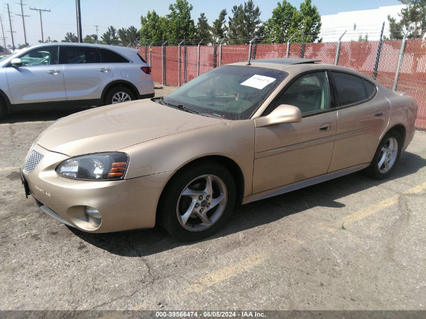 2004 Pontiac Grand Prix Gtp VIN: 2G2WR544441325484 Lot: 39566474