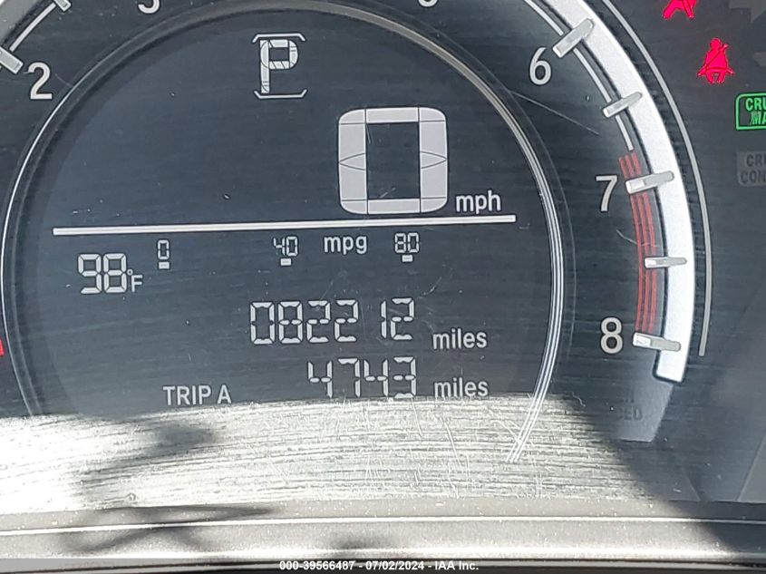 2019 Honda Cr-V Lx VIN: 2HKRW5H38KH400279 Lot: 39566487