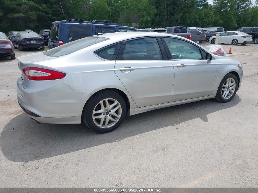 2013 Ford Fusion Se VIN: 3FA6P0HR6DR315809 Lot: 39566500