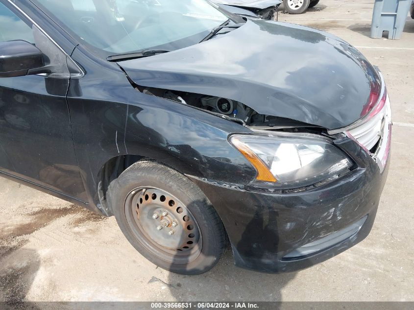 2014 Nissan Sentra S VIN: 3N1AB7AP8EY208985 Lot: 39566531