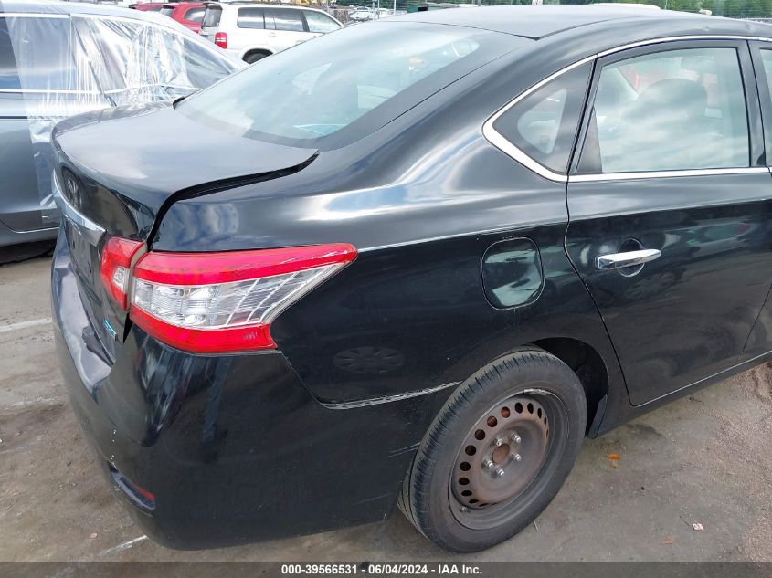 2014 Nissan Sentra S VIN: 3N1AB7AP8EY208985 Lot: 39566531