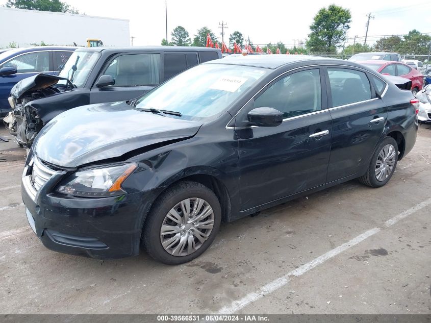 2014 Nissan Sentra S VIN: 3N1AB7AP8EY208985 Lot: 39566531