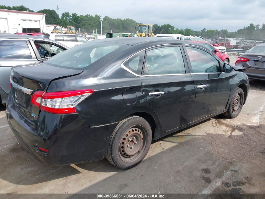 2014 Nissan Sentra S VIN: 3N1AB7AP8EY208985 Lot: 39566531